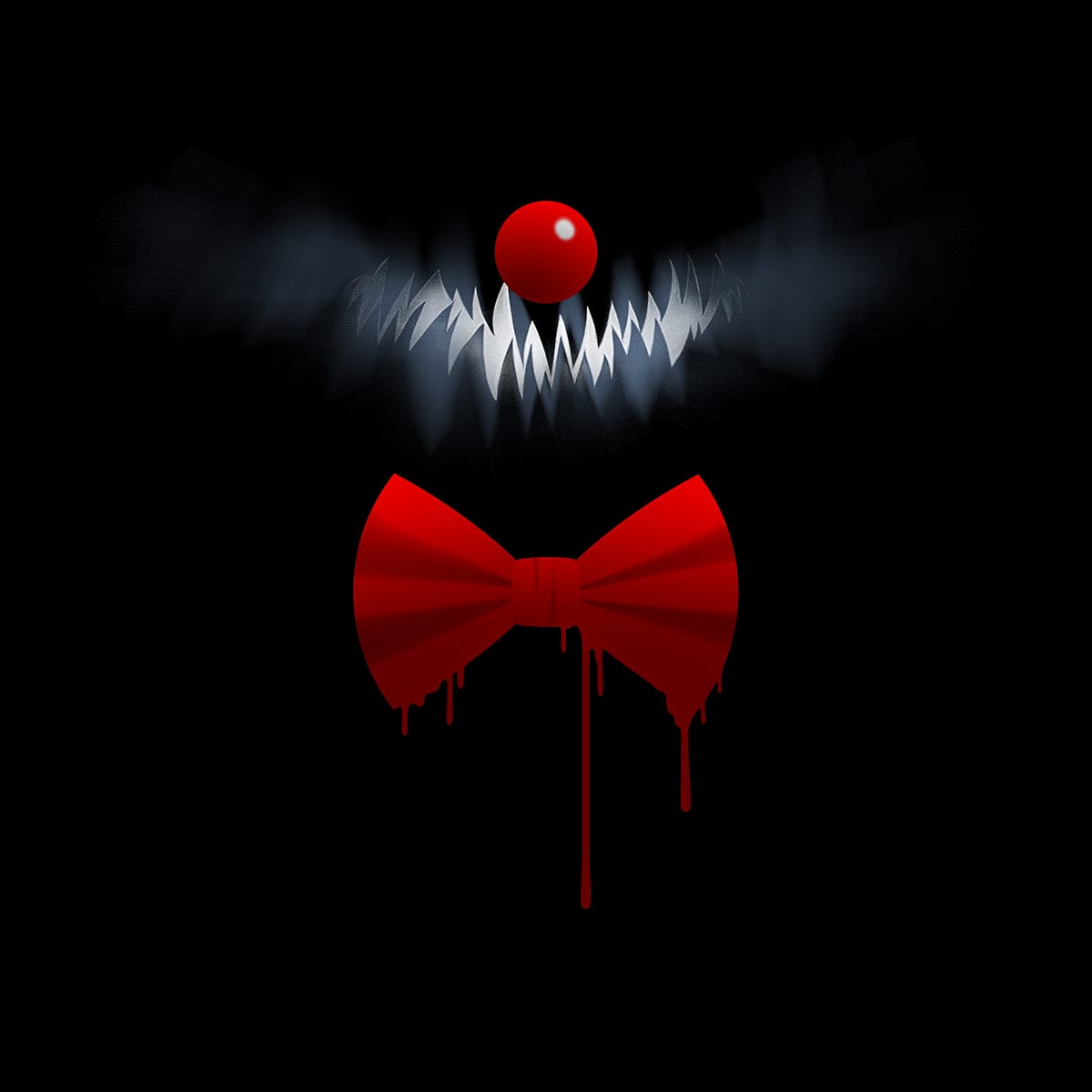Scary Ghost In BowTie